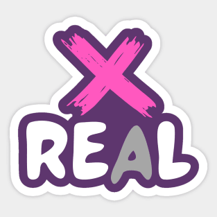 REAL Sticker